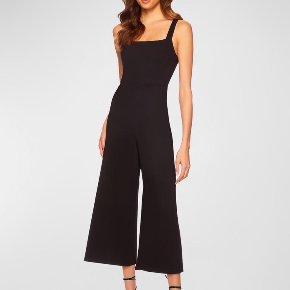 Susana Monaco Cropped Wide-Leg Tank Jumpsuit